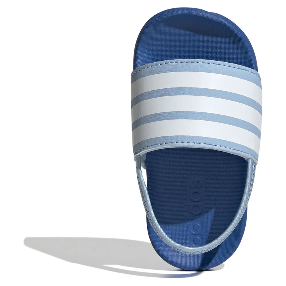 Купить adidas jr5327/27 горки для малышей Adilette Estrap Clear Sky / Cloud White / Bright Royal 32x20x10 EU 27 7ft.ru в интернет магазине Семь Футов