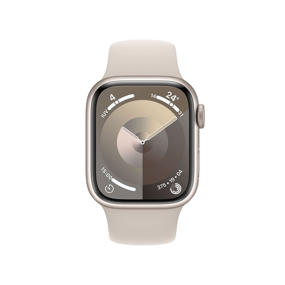 Купить Apple MR973QL/A Watch Series 9 GPS Sport 45 Mm Бежевый  Starlight M-L 7ft.ru в интернет магазине Семь Футов