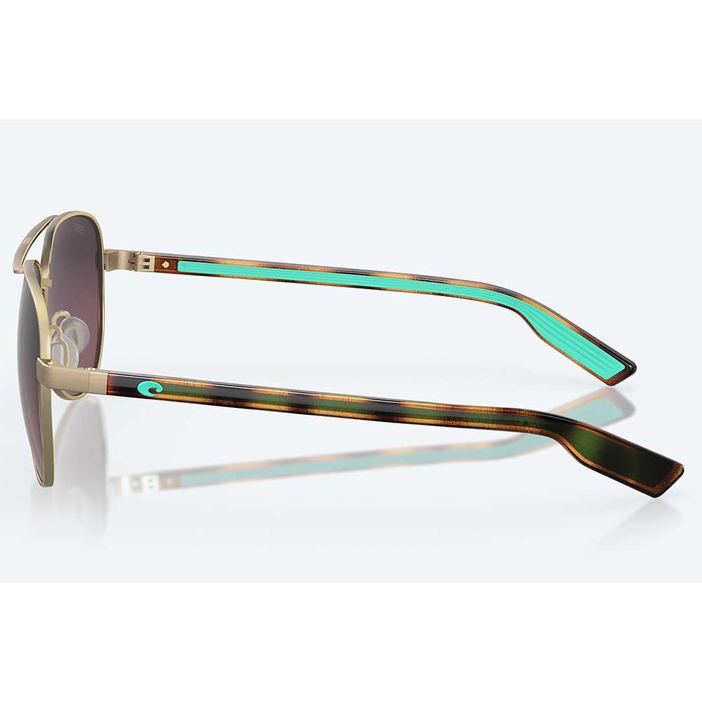 Купить Costa 06S4002-40020257 Зеркальные поляризованные солнцезащитные очки Peli Brushed Gold Green Mirror 580P/CAT2 7ft.ru в интернет магазине Семь Футов