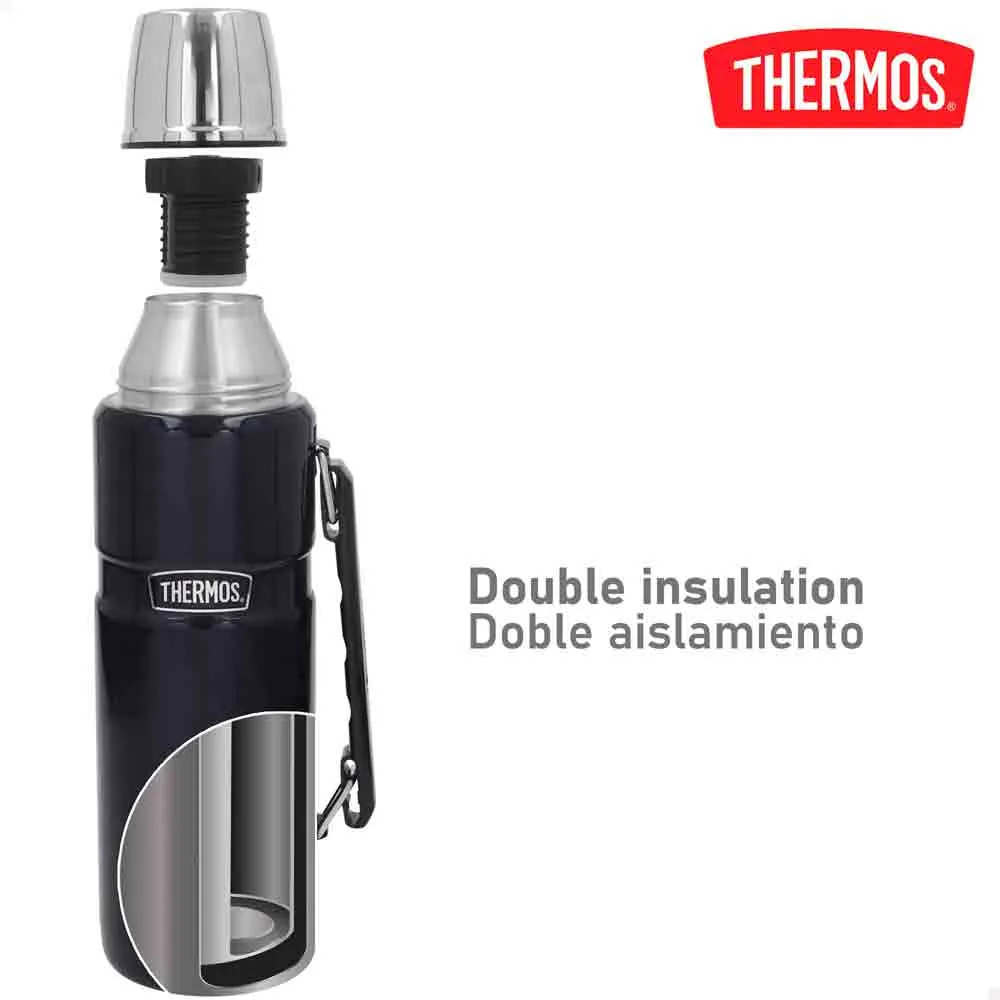 Купить Thermo 63233 термос Stainless Steel With Handle-1.2L Blue 20x10x10 7ft.ru в интернет магазине Семь Футов