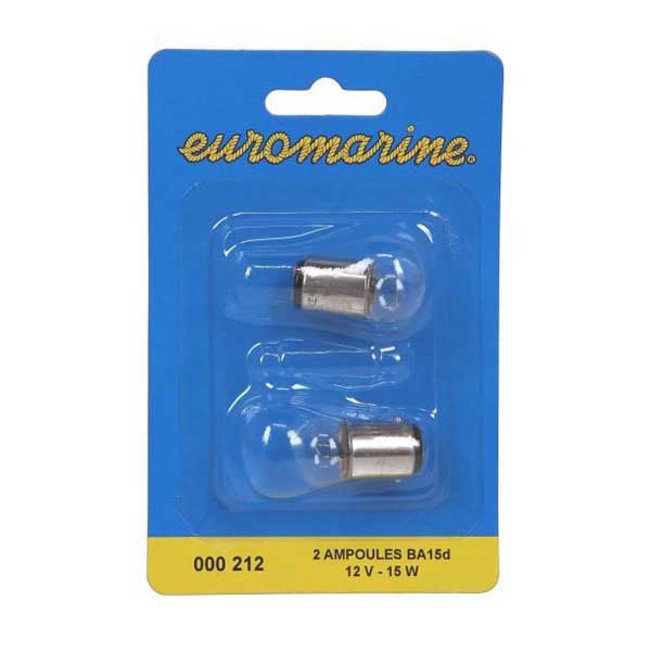 Купить Euromarine 000212 BA15D 12V 15W Вспомогательная лампа 2 единицы Бесцветный Clear / Grey 7ft.ru в интернет магазине Семь Футов