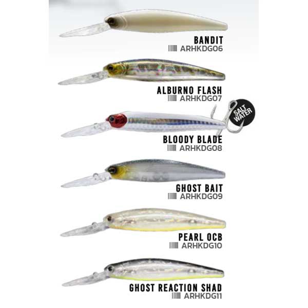 Купить Herakles ARHKDG09 Minnow Stunt Suspending 12.5g 90 mm  Ghost Bait 7ft.ru в интернет магазине Семь Футов