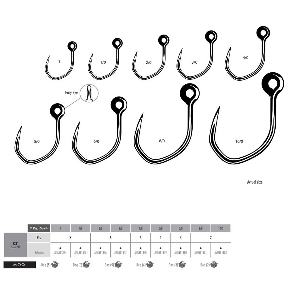 Купить VMC AVM351349 Techset B 7268BCT Одноглазый Крючок Без Бородки 4 единицы измерения Серебристый Grey 5/0 7ft.ru в интернет магазине Семь Футов