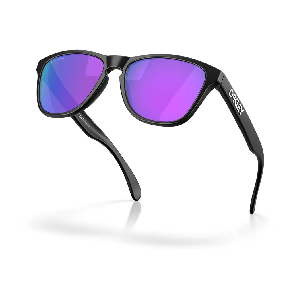 Купить Oakley OO9508-0453 Солнцезащитные очки Frogskins s Matte Black Prizm Violet/CAT3 7ft.ru в интернет магазине Семь Футов