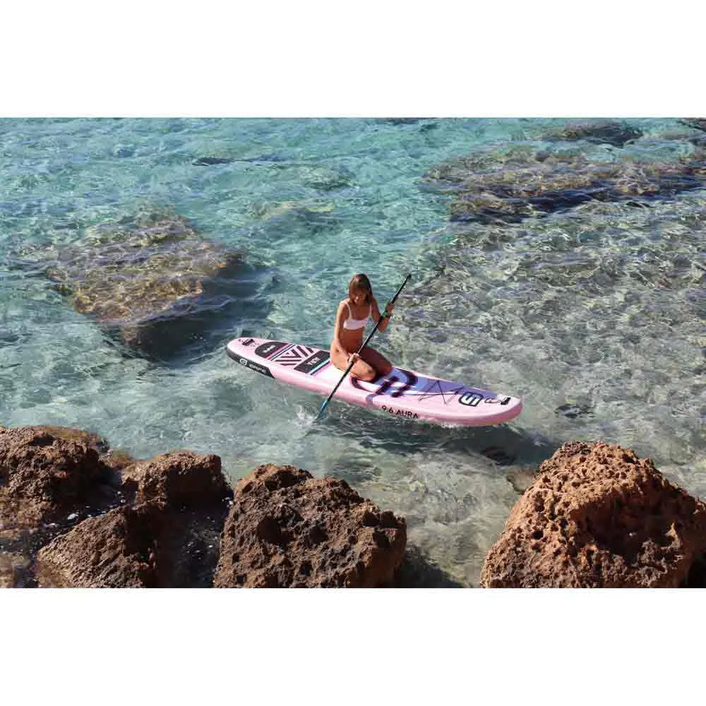 Купить Safe waterman hc100.026 Надувной комплект для падлбординга Aura 9´6´´ Pink 132x56x35 289.6 cm 7ft.ru в интернет магазине Семь Футов
