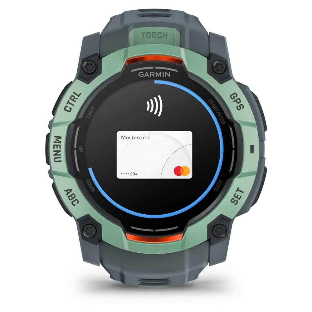 Купить Garmin 010-03020-01 Часы Instinct 3 50 mm Amoled Зеленый  Green / Grey 7ft.ru в интернет магазине Семь Футов