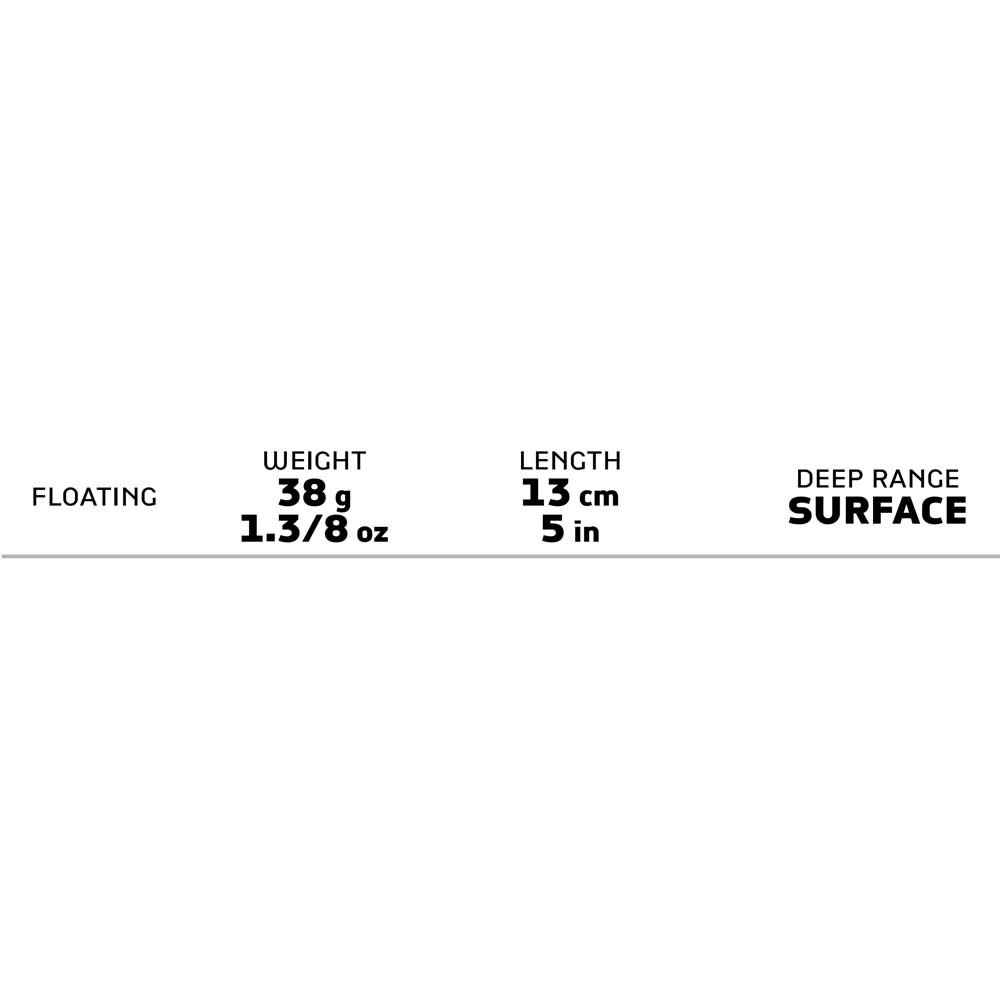 Купить Molix MP130T-466 Popper T 130 Mm 38g Многоцветный  466 7ft.ru в интернет магазине Семь Футов