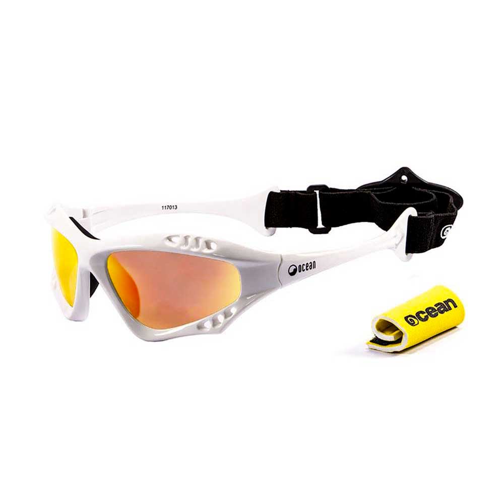 Купить Ocean sunglasses 11701.3 поляризованные солнцезащитные очки Australia Shiny White Revo 7ft.ru в интернет магазине Семь Футов