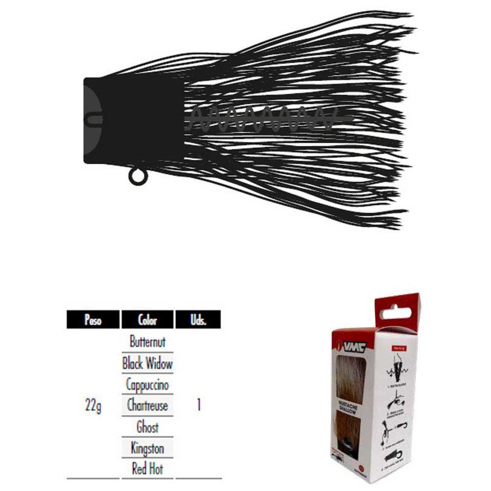 Купить VMC AVM550164-UNIT Джиг-головка Mustache Shallow  Black Widow 22 g 7ft.ru в интернет магазине Семь Футов