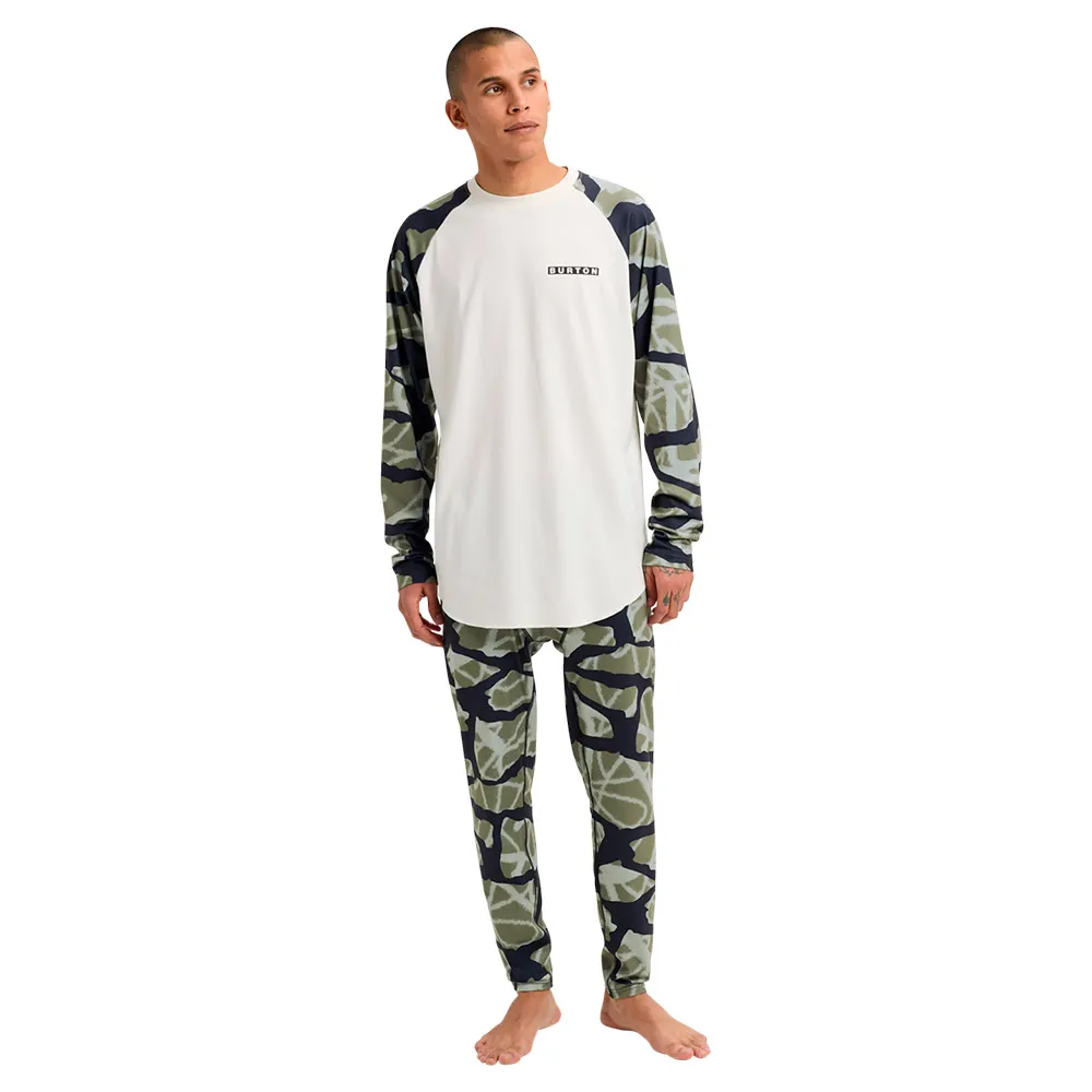 Купить Burton 1537710e4grg-s Базовый слой с длинным рукавом Midweight Roadie Tech Crew Stout White/Graffiti Camo 30x25x2 7ft.ru в интернет магазине Семь Футов