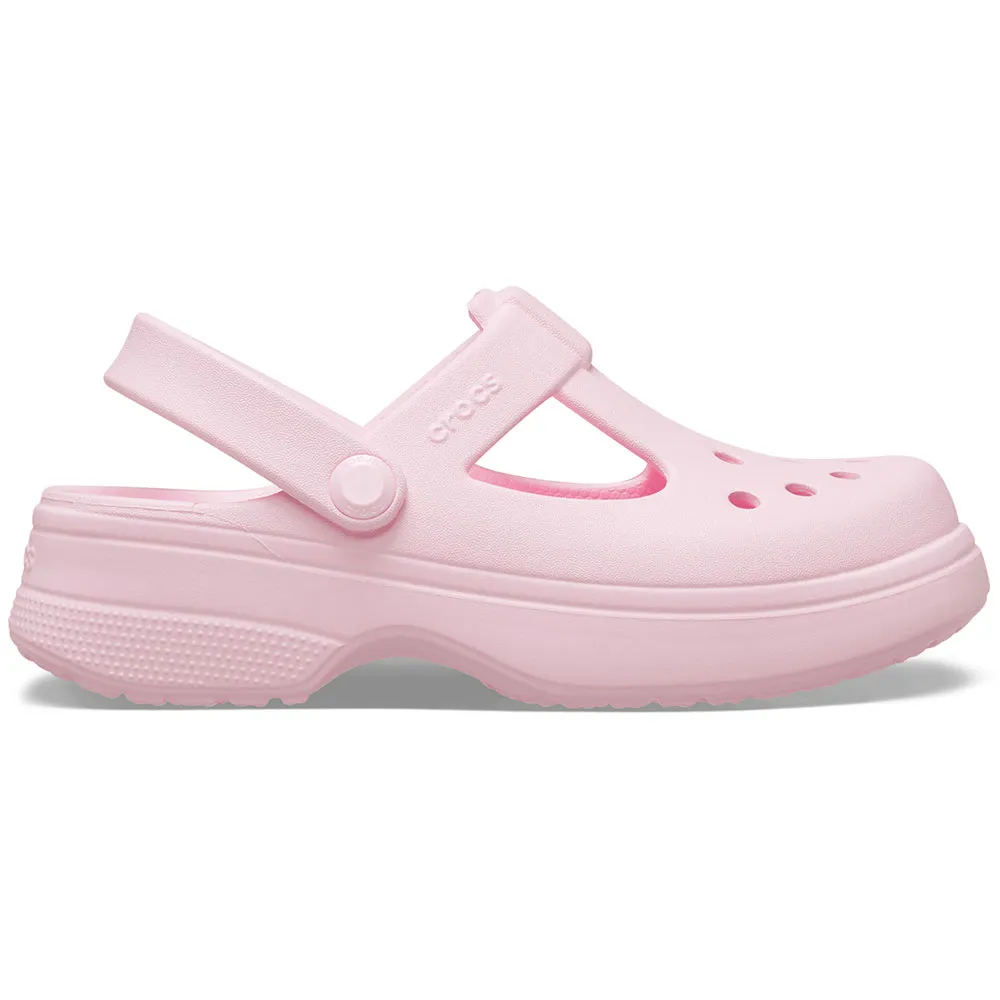 Купить Crocs 210615-6zw-c13 Деревянные башмаки Classic Mary Jane Pink Milk 35x25x15 EU 30 7ft.ru в интернет магазине Семь Футов