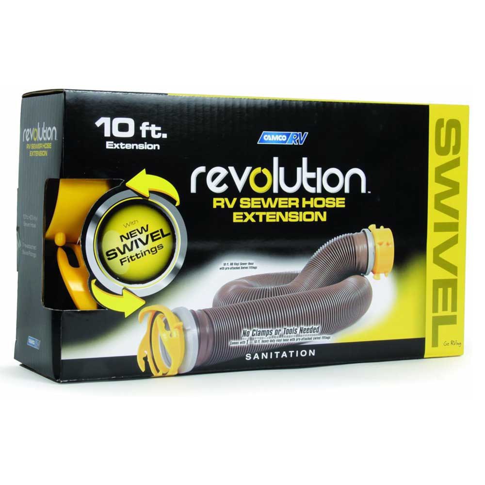 Купить Camco 17-39623 Revolution 3 m Поворотный шланг  Grey / Yellow 7ft.ru в интернет магазине Семь Футов