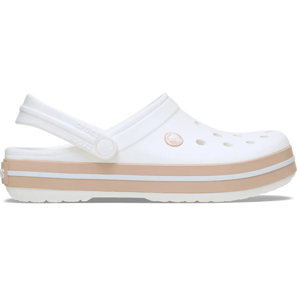 Купить Crocs 11016-1we-11 Деревянные башмаки Band White / Pink Caramel 35x25x15 EU 45 7ft.ru в интернет магазине Семь Футов