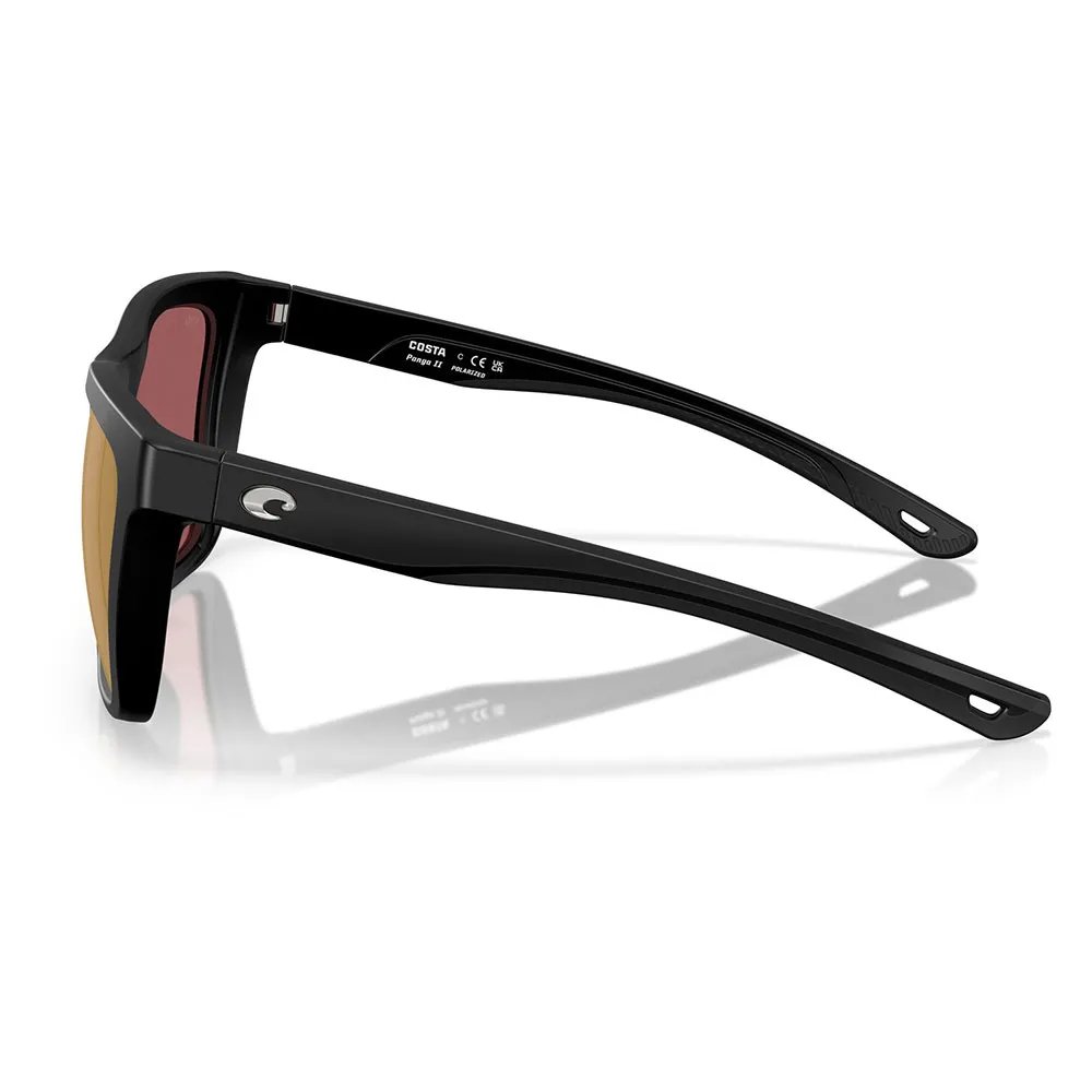 Купить Costa 06s9122-91220857 Поляризационные солнцезащитные очки Panga II Matte Black 02 20x10x10 Gold Mirror 580G/CAT3 7ft.ru в интернет магазине Семь Футов