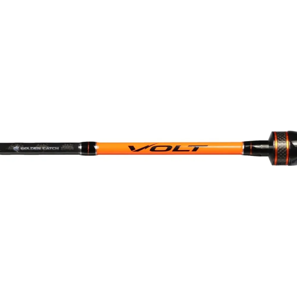 Купить Golden catch 2039240 спиннинговое удилище Volt Black / Orange 105x10x10 1.9 m 7ft.ru в интернет магазине Семь Футов