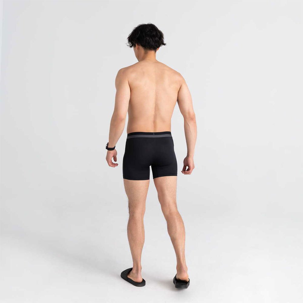 Купить SAXX Underwear SXBB12F.BLK.S Боксёр Sport Mesh Fly Черный  Black S 7ft.ru в интернет магазине Семь Футов