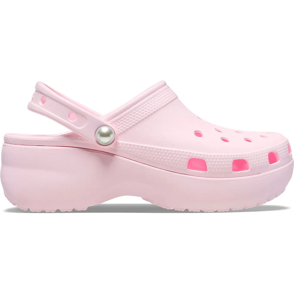 Купить Crocs 211231-6zw-w8 Деревянные башмаки Classic Platform Pearl Pink Milk 35x25x15 EU 38 7ft.ru в интернет магазине Семь Футов