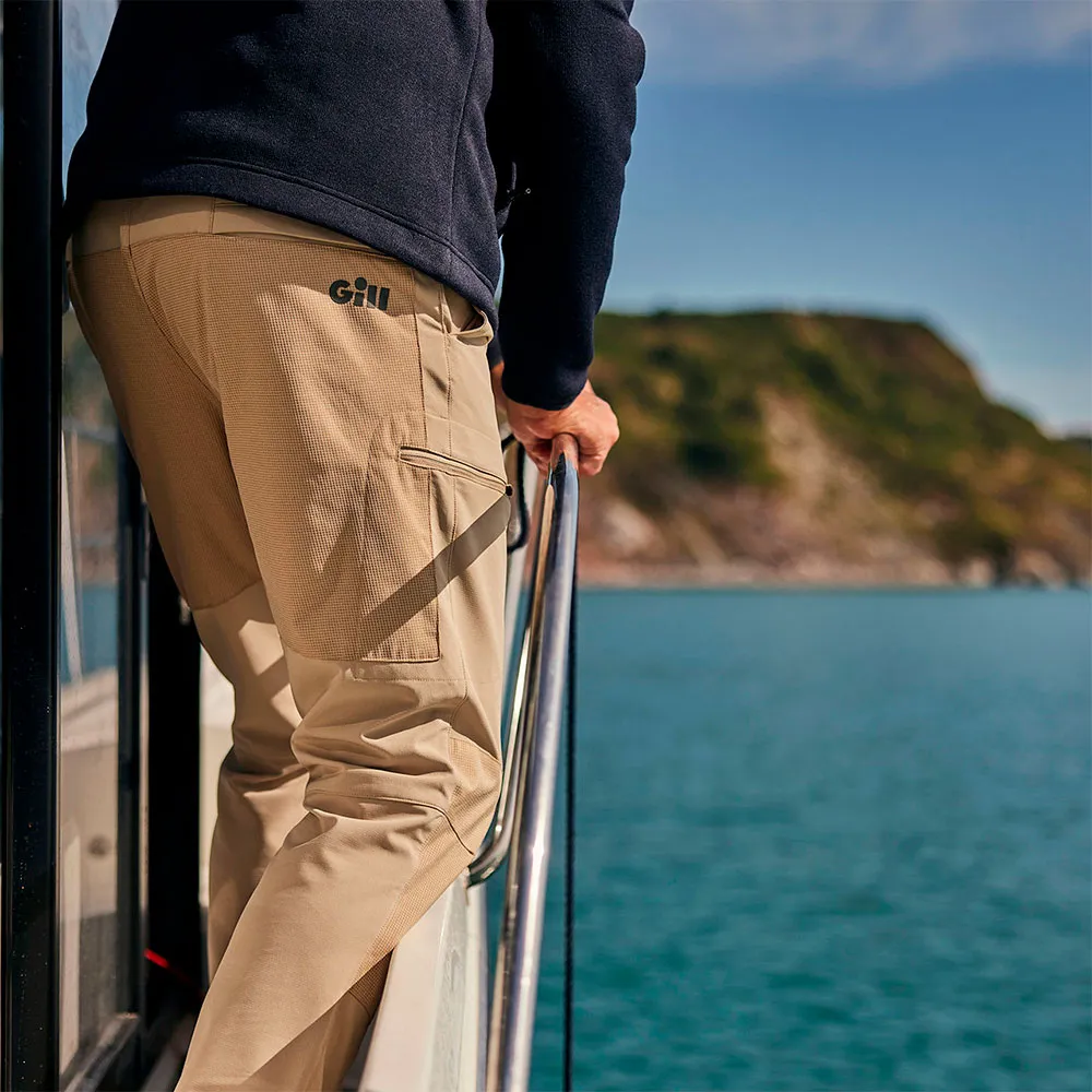 Купить Gill uv023-kha01-xxl Брюки UV Stretch Pro Khaki 30x10x10 2XL 7ft.ru в интернет магазине Семь Футов