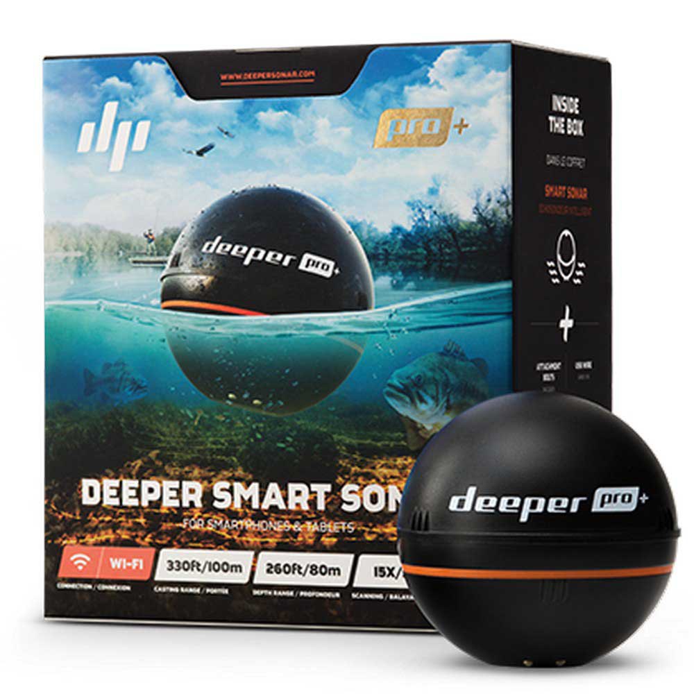 Купить Deeper 4779032950275 Smart Sonar Pro+ Эхолот Черный  Black 7ft.ru в интернет магазине Семь Футов