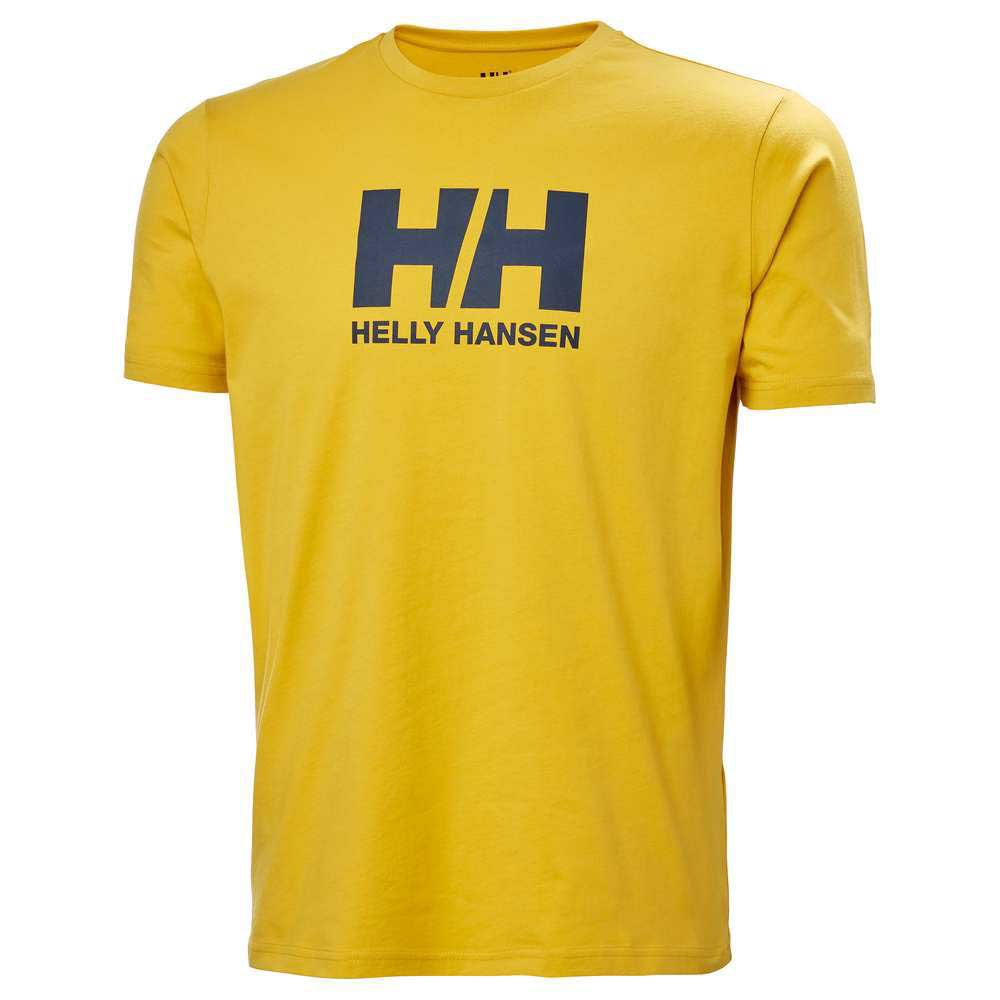 Купить Helly hansen 33979_348-XL Футболка с коротким рукавом Logo Желтый Gold Rush XL 7ft.ru в интернет магазине Семь Футов