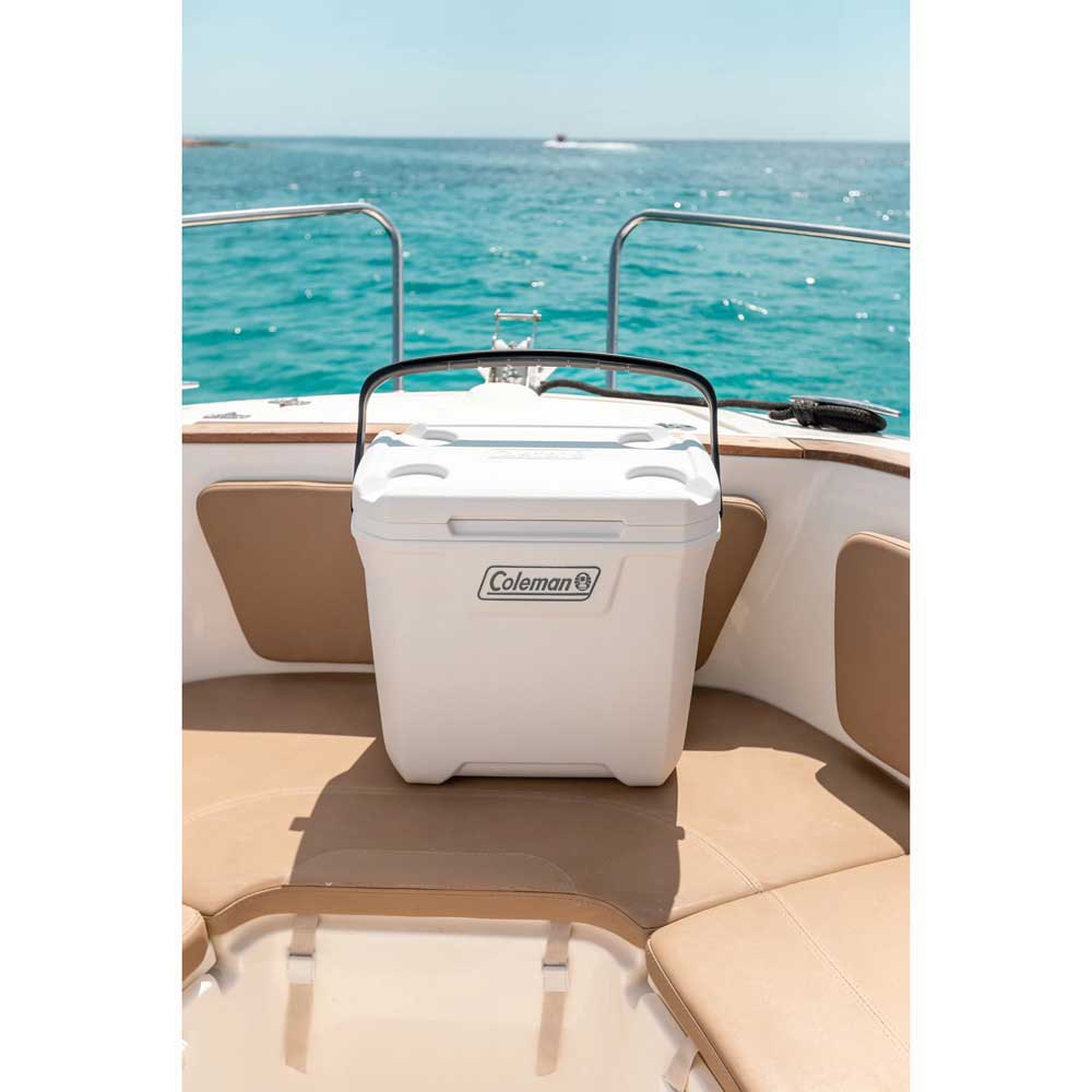 Купить Coleman 2000037398 Marine Xtreme 26L Жесткий портативный кулер Бесцветный White 7ft.ru в интернет магазине Семь Футов