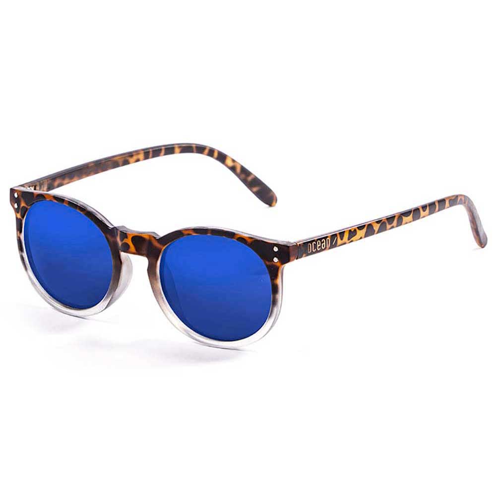 Купить Ocean sunglasses 72001.6 поляризованные солнцезащитные очки Lizard Demy Brown Up / Blue 7ft.ru в интернет магазине Семь Футов