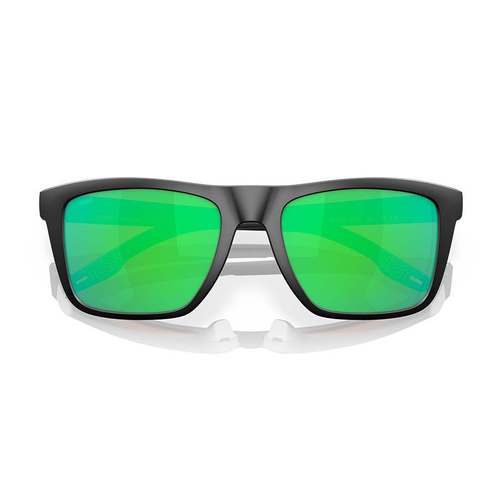 Купить Costa 06S9107-91070255 поляризованные солнцезащитные очки Mainsail Matte Black Green Mirror 580P/CAT2 7ft.ru в интернет магазине Семь Футов