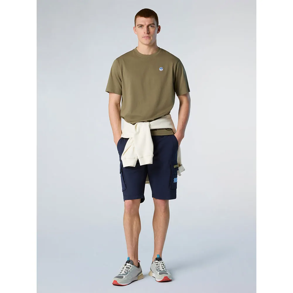 Купить North sails 692970-0421-L Футболка с коротким рукавом Basic Bollo Deep Green L 7ft.ru в интернет магазине Семь Футов