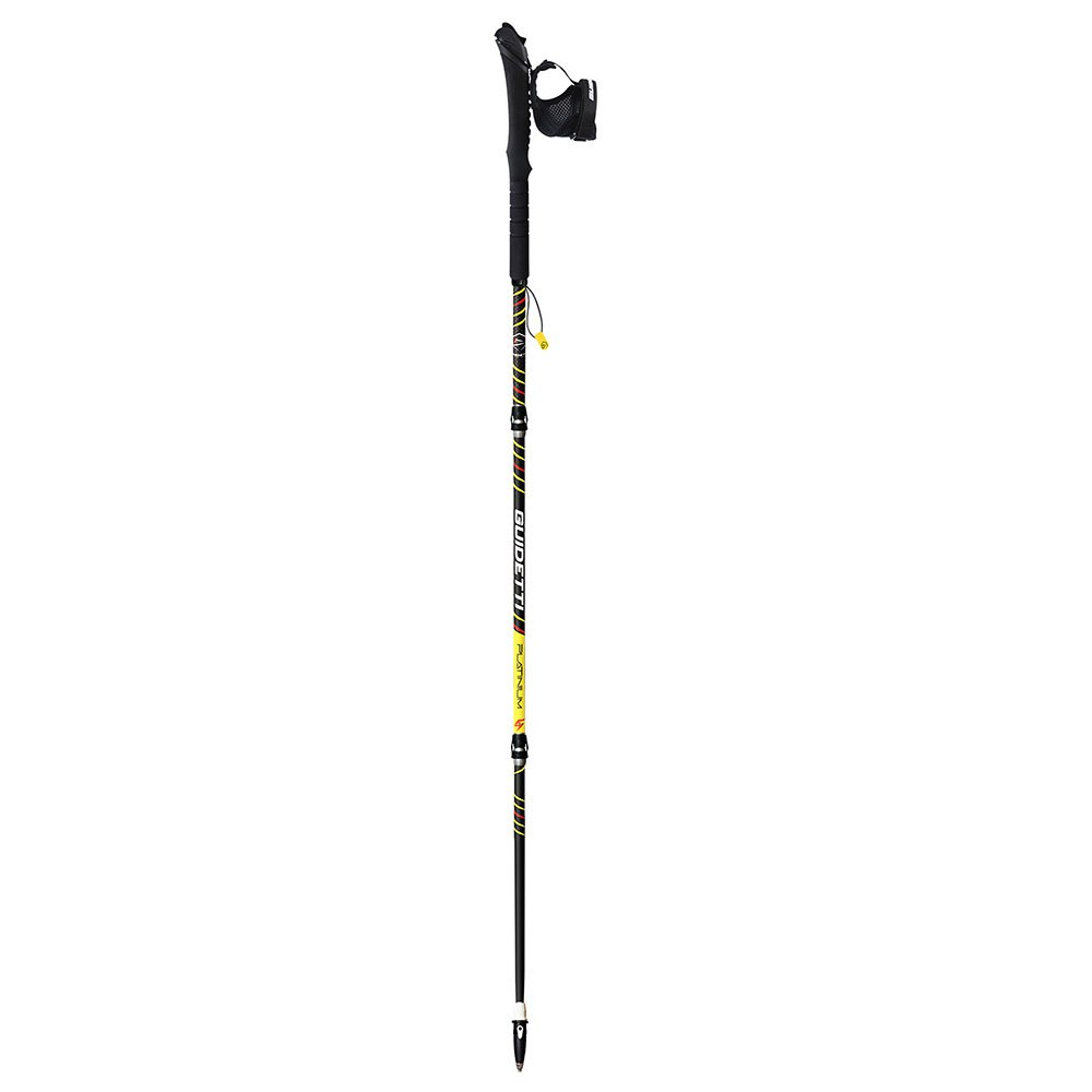 Купить Guidetti R20701-120 Platinium Neo Perf Поляки Черный  Black / Yellow 120 cm 7ft.ru в интернет магазине Семь Футов