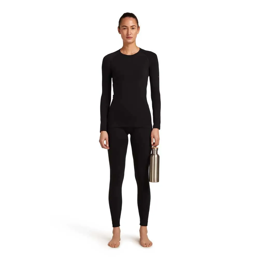 Купить Icebreaker 0a571g001/l Базовый слой с длинным рукавом Merino Blend 260 ZoneKnit™ Seamless Crewe Black 30x25x2 7ft.ru в интернет магазине Семь Футов