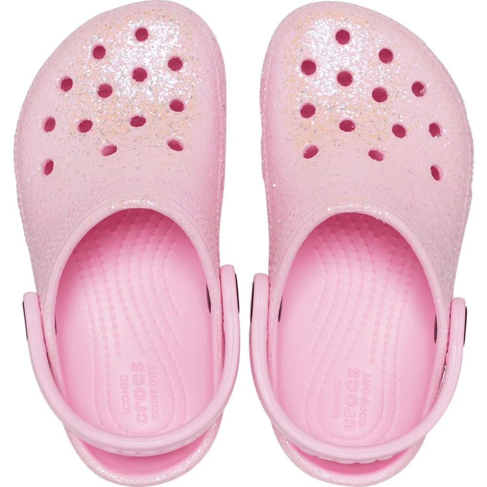 Купить Crocs 206992-6s0-c8 Деревянные башмаки Classic Glitter Flamingo 35x25x15 EU 24 7ft.ru в интернет магазине Семь Футов