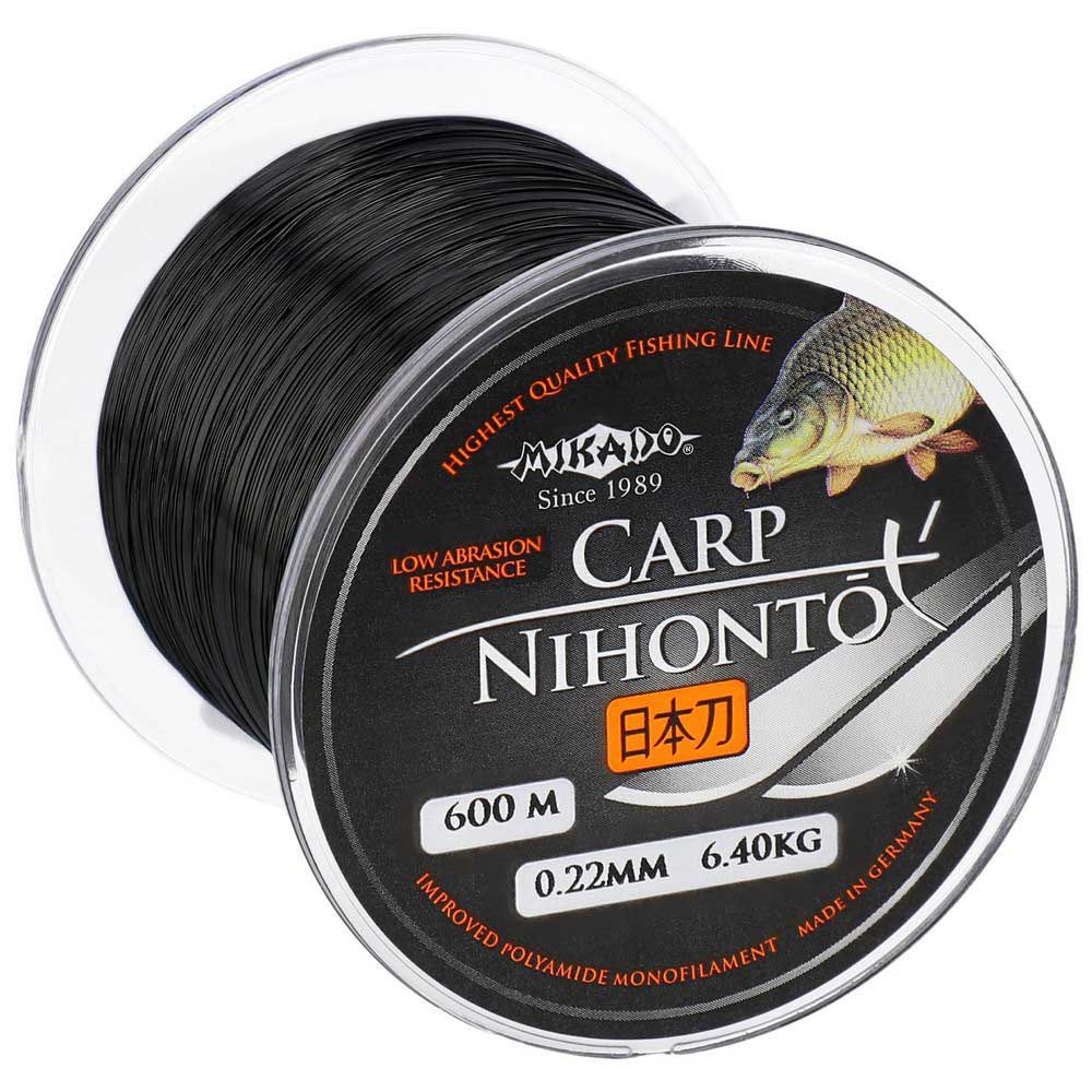 Купить Mikado ZNK6-030 Nihonto Carp Карповая Ловля 600 м Черный Black 0.300 mm  7ft.ru в интернет магазине Семь Футов