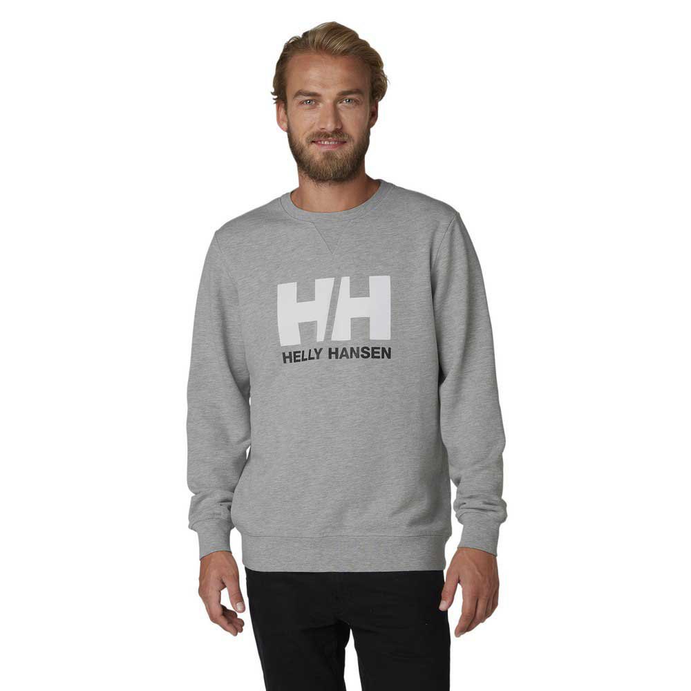 Купить Helly hansen 34000_950-M Толстовка Толстовка Logo Crew Серый Grey Melange M 7ft.ru в интернет магазине Семь Футов