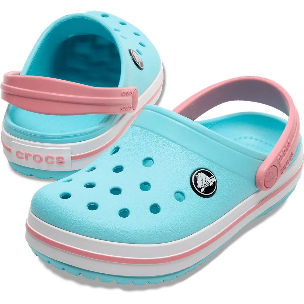 Купить Crocs 207006-4s3-c12 Деревянные башмаки Crocband Ice Blue / White 35x25x15 EU 29 7ft.ru в интернет магазине Семь Футов