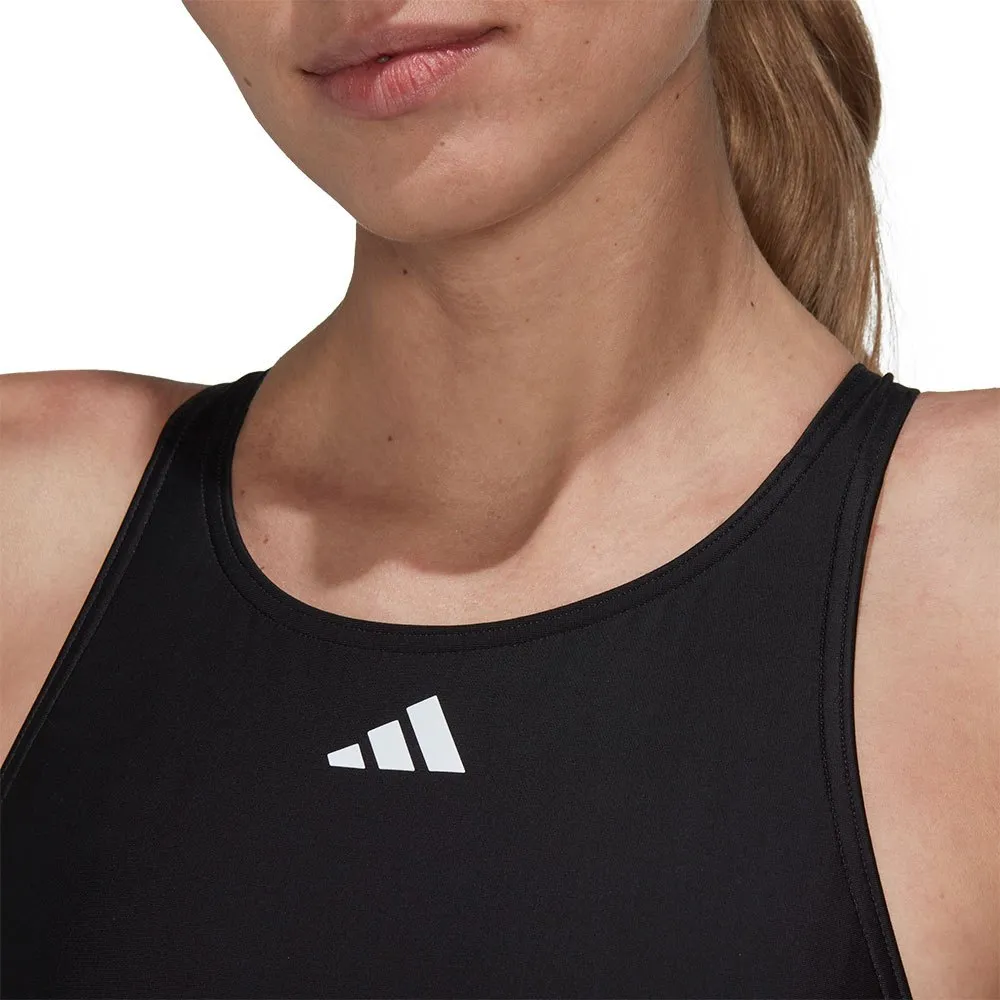Купить adidas hr6474/30 Купальник Solid Tape Black / White 20x17x4 7ft.ru в интернет магазине Семь Футов