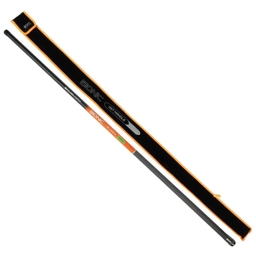 Купить Golden catch 6633066 Ручка подсачека подсачека Bionic 25 300 Black / Orange 130x5x5 294 cm 7ft.ru в интернет магазине Семь Футов