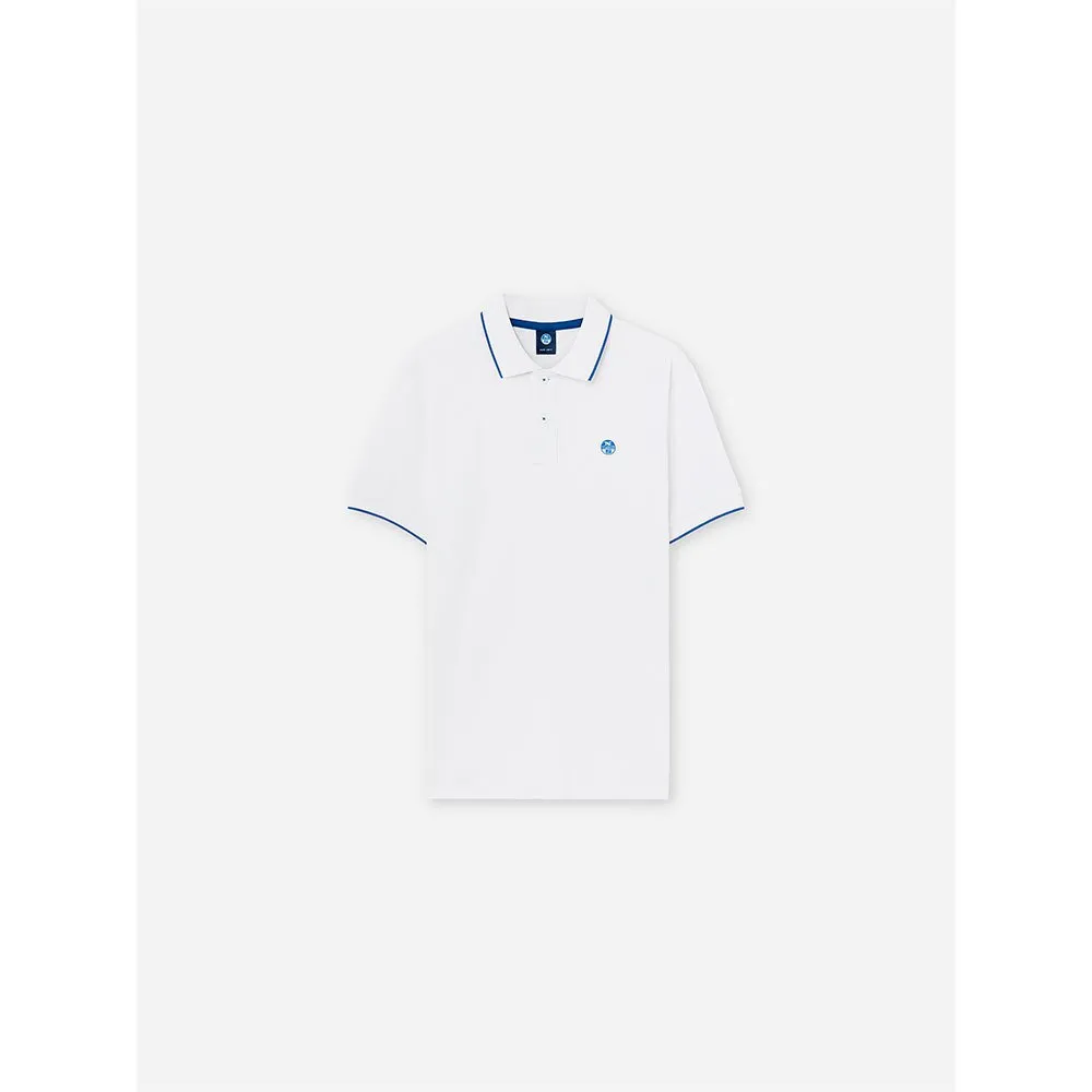 Купить North sails 692353-0101-7 Поло с короткими рукавами 692353 Logo Белая White 3XL 7ft.ru в интернет магазине Семь Футов
