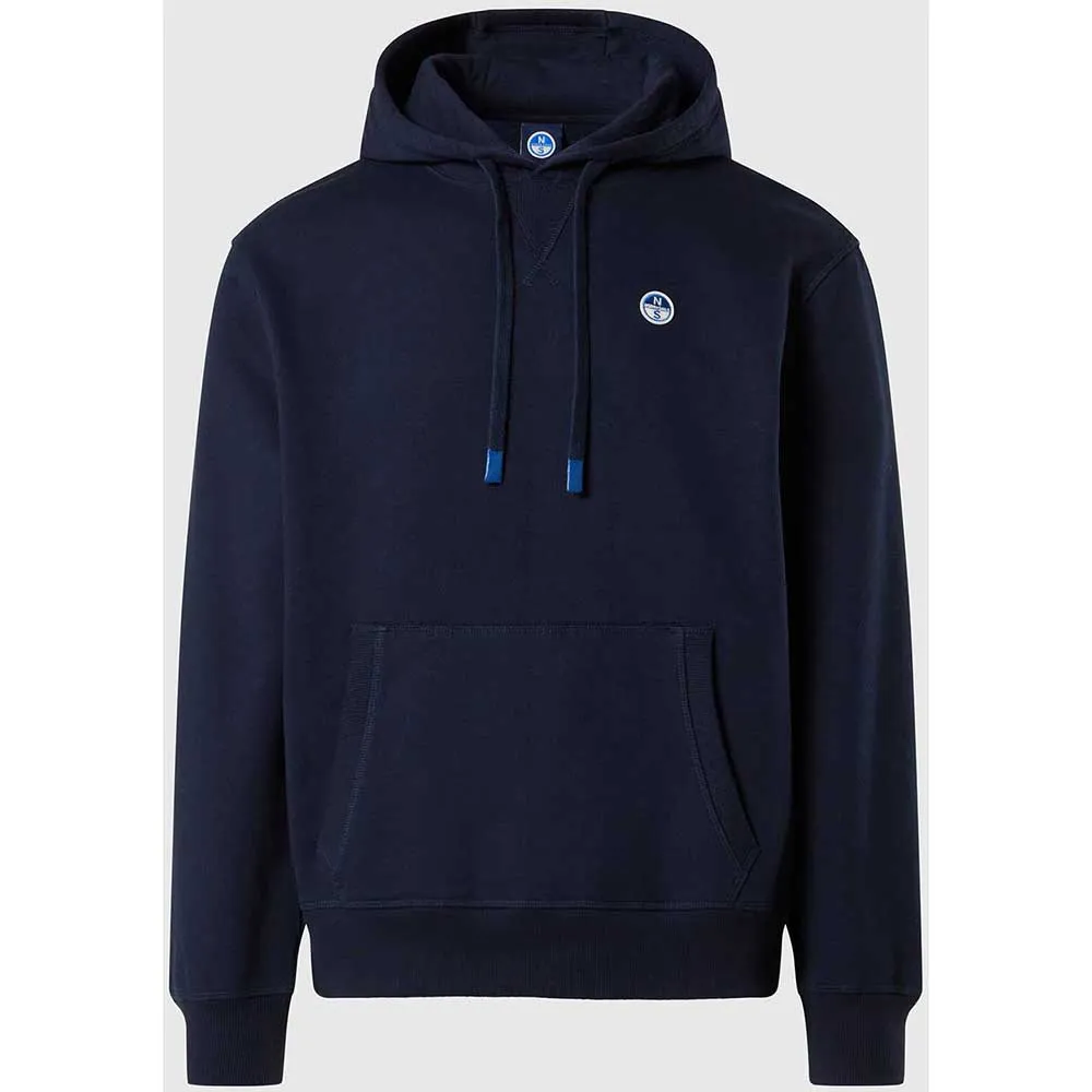 Купить North sails 691084-0802-l Толстовка с капюшоном Logo Navy Blue 40x30x12 7ft.ru в интернет магазине Семь Футов