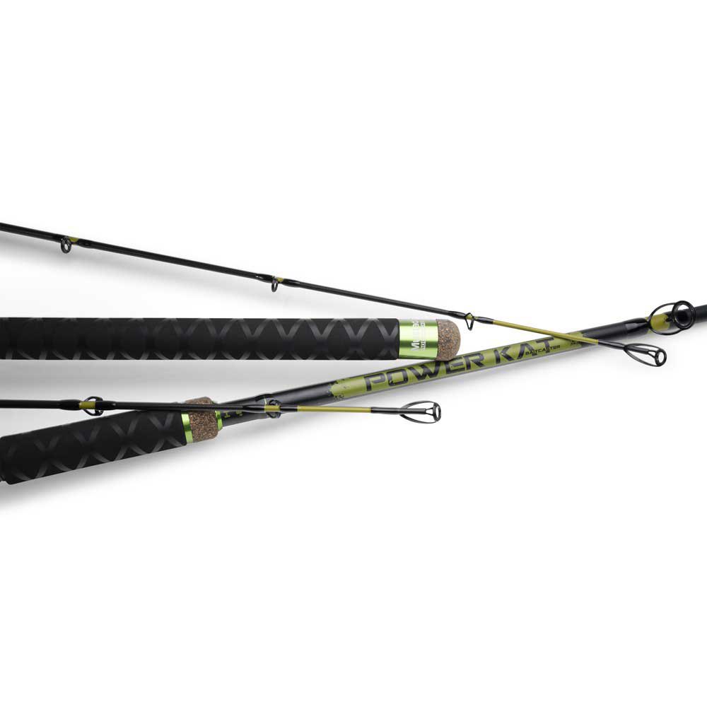 Купить Mustad MR014-VCBB-H-8 Power Kat Удочка Для Сома Черный Black / Green 2.43 m 7ft.ru в интернет магазине Семь Футов