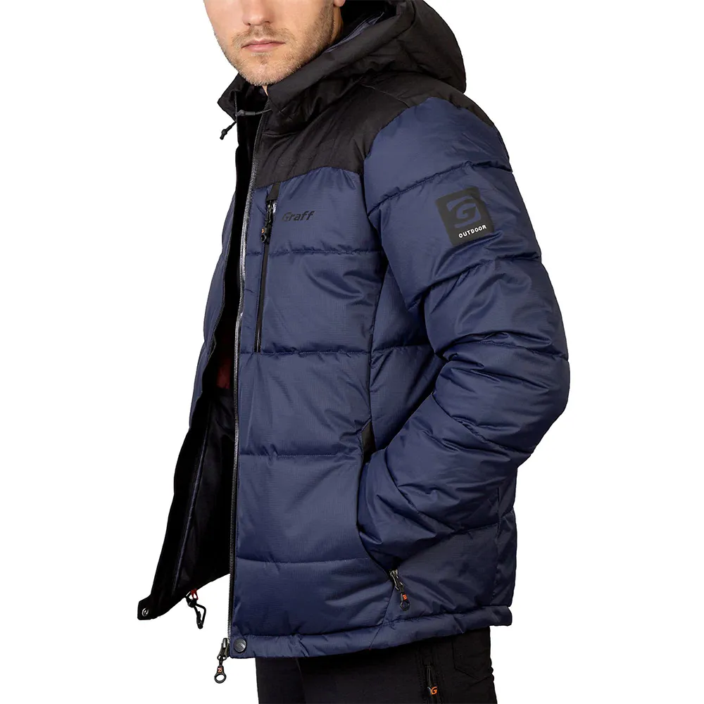Купить Graff 645-o-3-l Куртка Primaloft® Quilted 645-O-3 Black / Navy 60x40x25 7ft.ru в интернет магазине Семь Футов