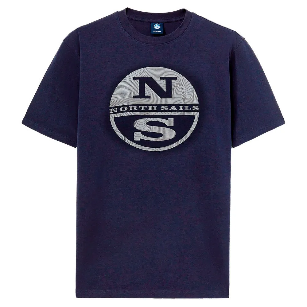 Купить North sails 692798-0802-7 Футболка с коротким рукавом 692798 Graphic Голубой Navy Blue 3XL 7ft.ru в интернет магазине Семь Футов