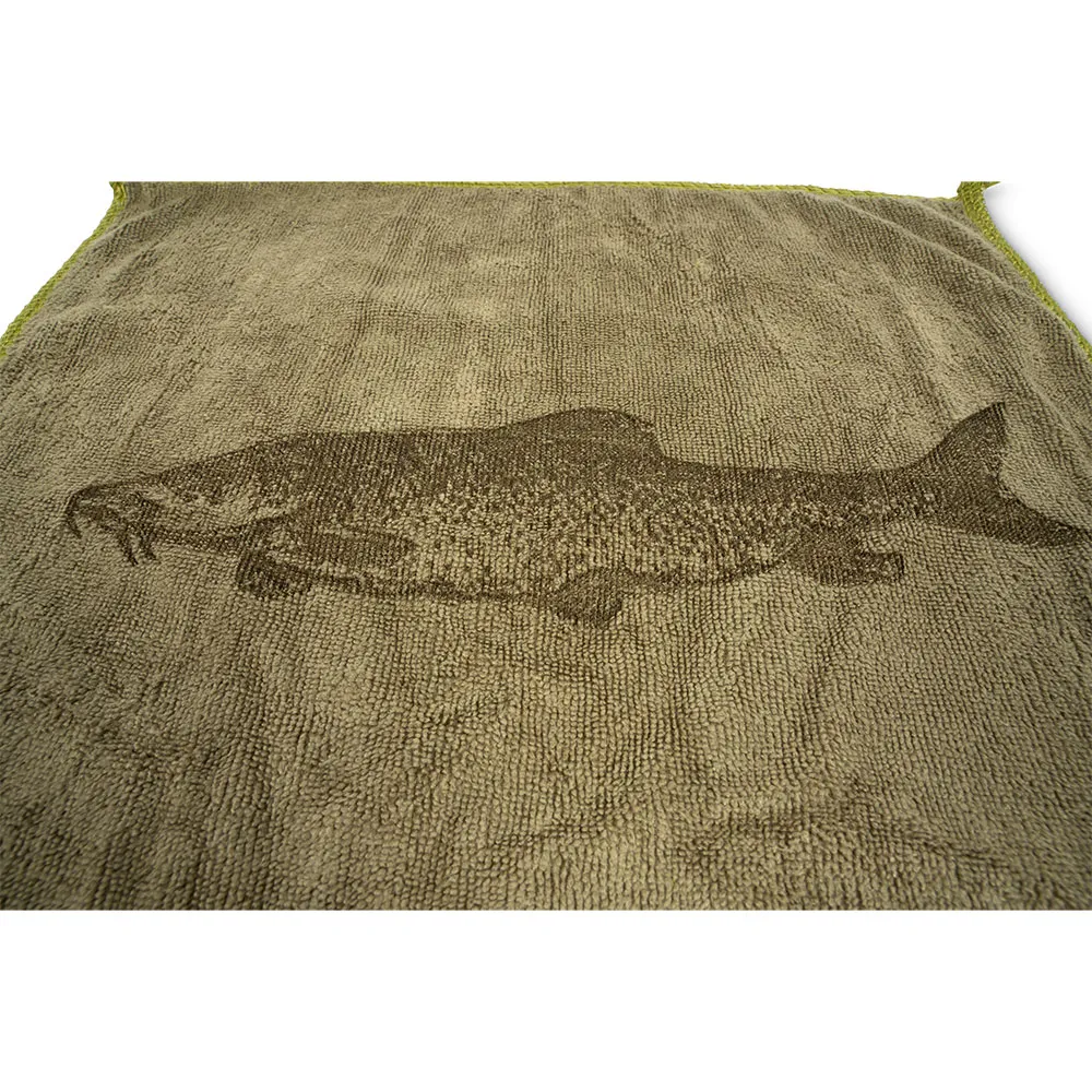 Купить Korum K0350161 полотенце Classic Barbel  Green / Brown 7ft.ru в интернет магазине Семь Футов