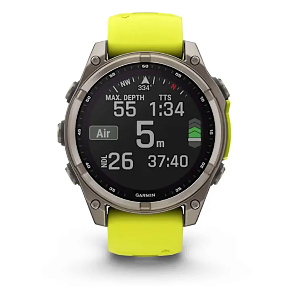 Купить Garmin R-144935704-010-02906-21 Часы Fenix 8 47 mm Solar Sapphire отремонтированы Желтый Graphite / Titanium 7ft.ru в интернет магазине Семь Футов