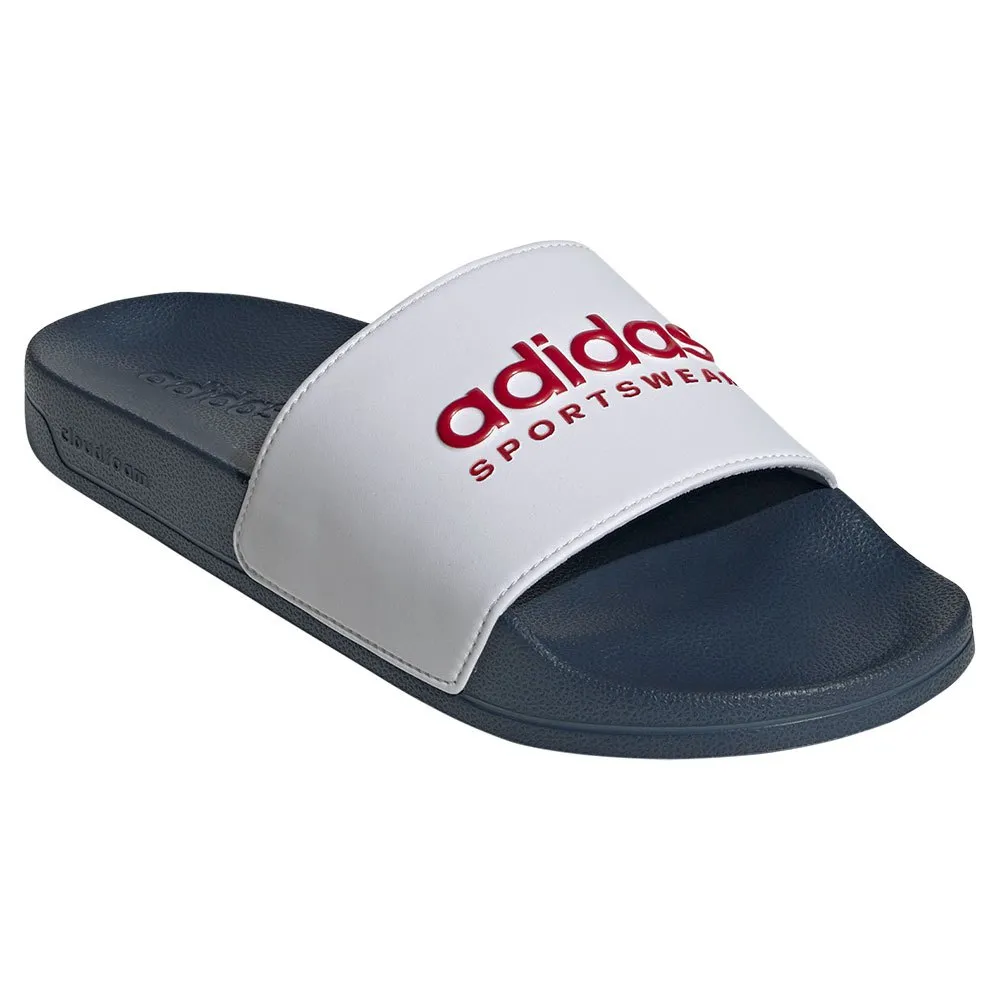 Купить adidas ii0017/11 Шлёпанцы Adilette Shower Ftwr White / Better Scarlet / Tenabl 32x20x10 EU 46 7ft.ru в интернет магазине Семь Футов