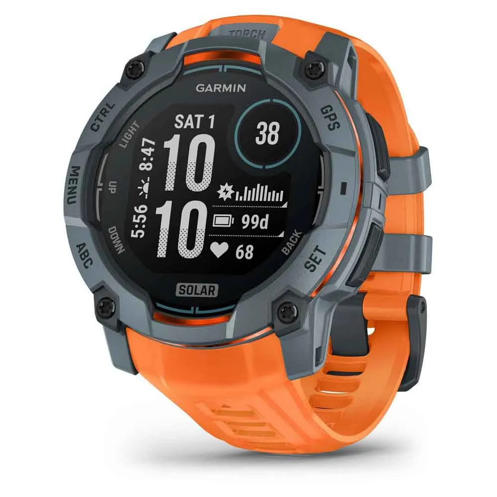Купить Garmin 010-02935-01 Часы Instinct 3 50 mm Solar Оранжевый Grey / Orange 7ft.ru в интернет магазине Семь Футов