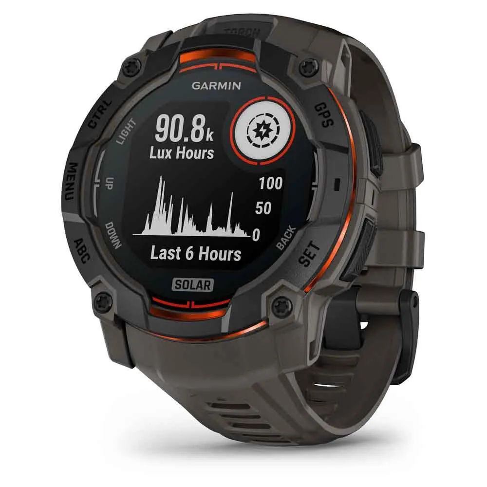 Купить Garmin 010-02935-00 Часы Instinct 3 50 mm Solar Черный  Black / Carbon 7ft.ru в интернет магазине Семь Футов