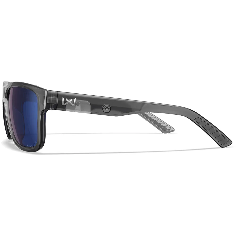 Купить Wiley x ac6ovn19 поляризованные солнцезащитные очки Ovation Gloss Crystal Dark Grey / Blue 20x10x10 7ft.ru в интернет магазине Семь Футов