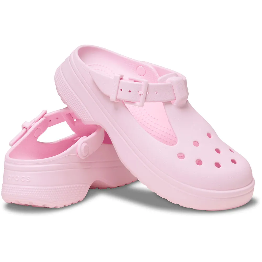 Купить Crocs 210581-6zw-m6/w8 Деревянные башмаки Classic Mary Jane Pink Milk 35x25x15 EU 38 7ft.ru в интернет магазине Семь Футов