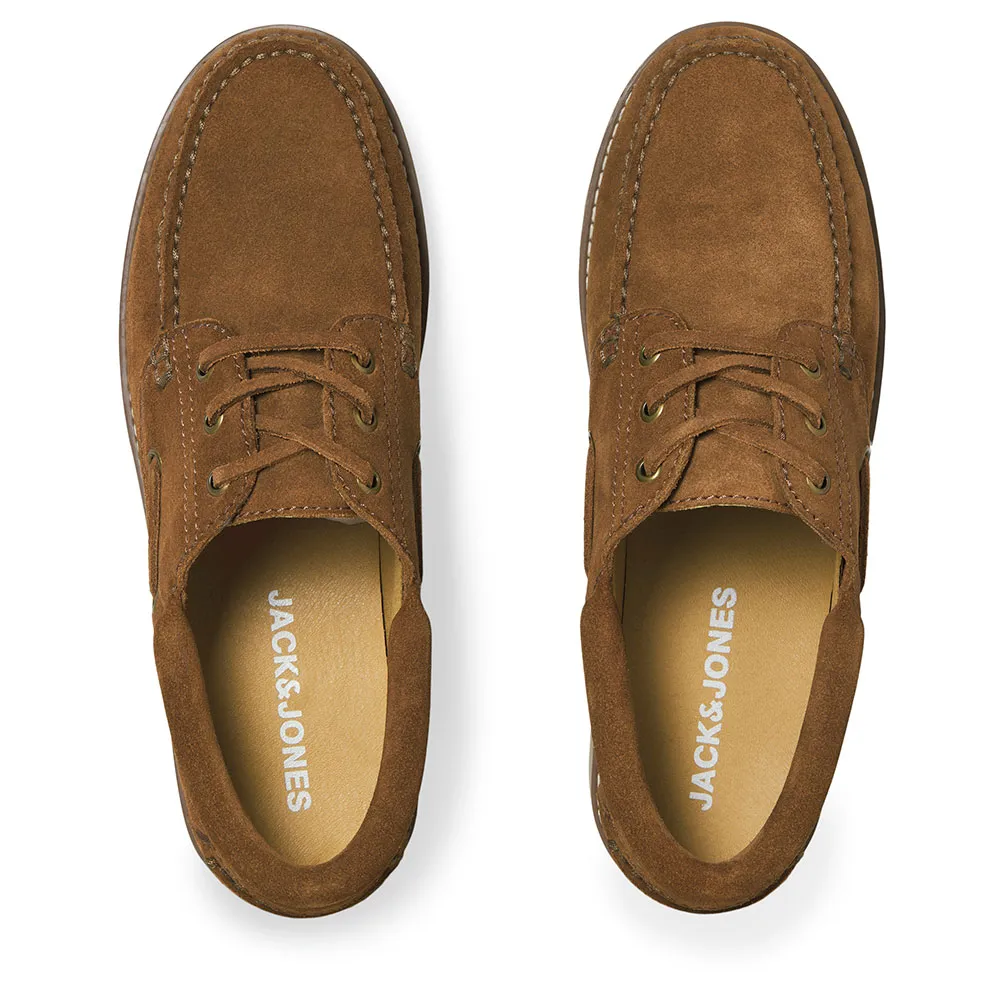 Купить Jack & jones 12285236-cognac-46 Палубные туфли Brooklyn Suede 35x25x15 EU 46 7ft.ru в интернет магазине Семь Футов