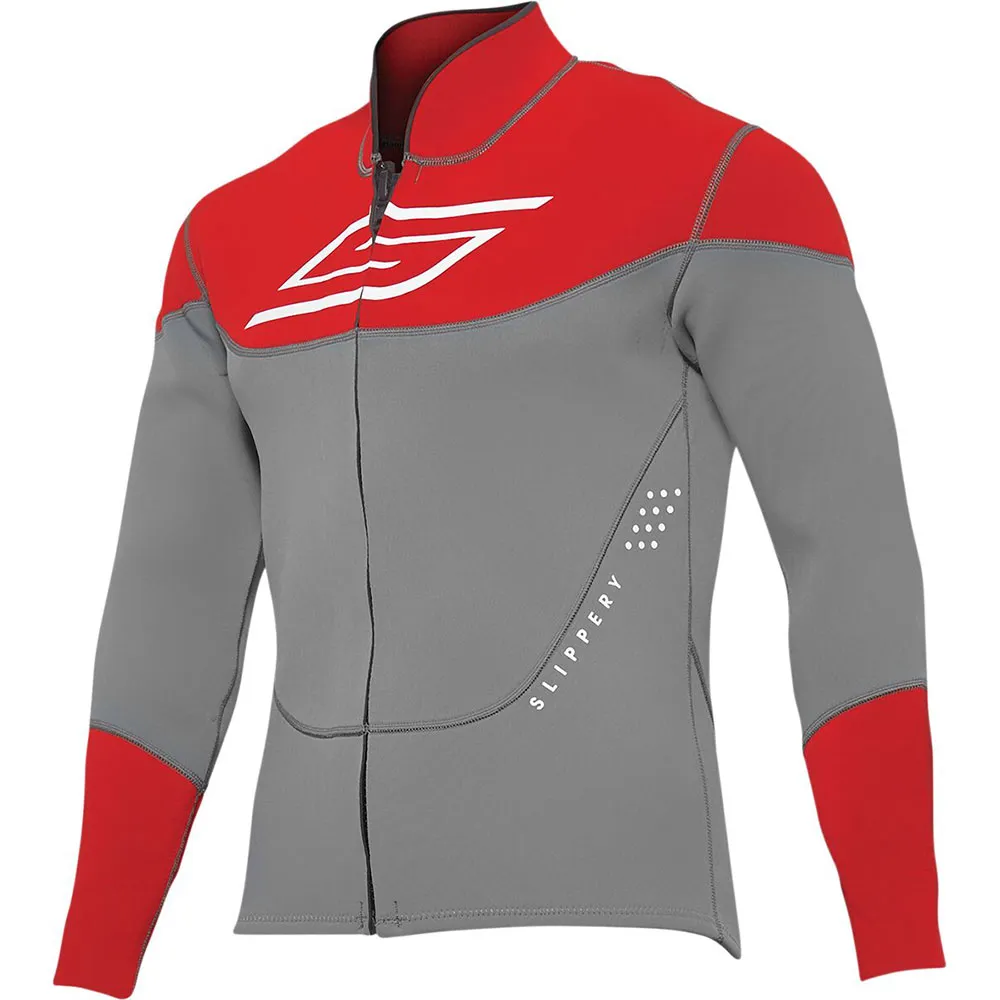 Купить Slippery 3201-0283 Неопреновый гидрокостюм мокрого типа Breaker Gray / Red M 7ft.ru в интернет магазине Семь Футов